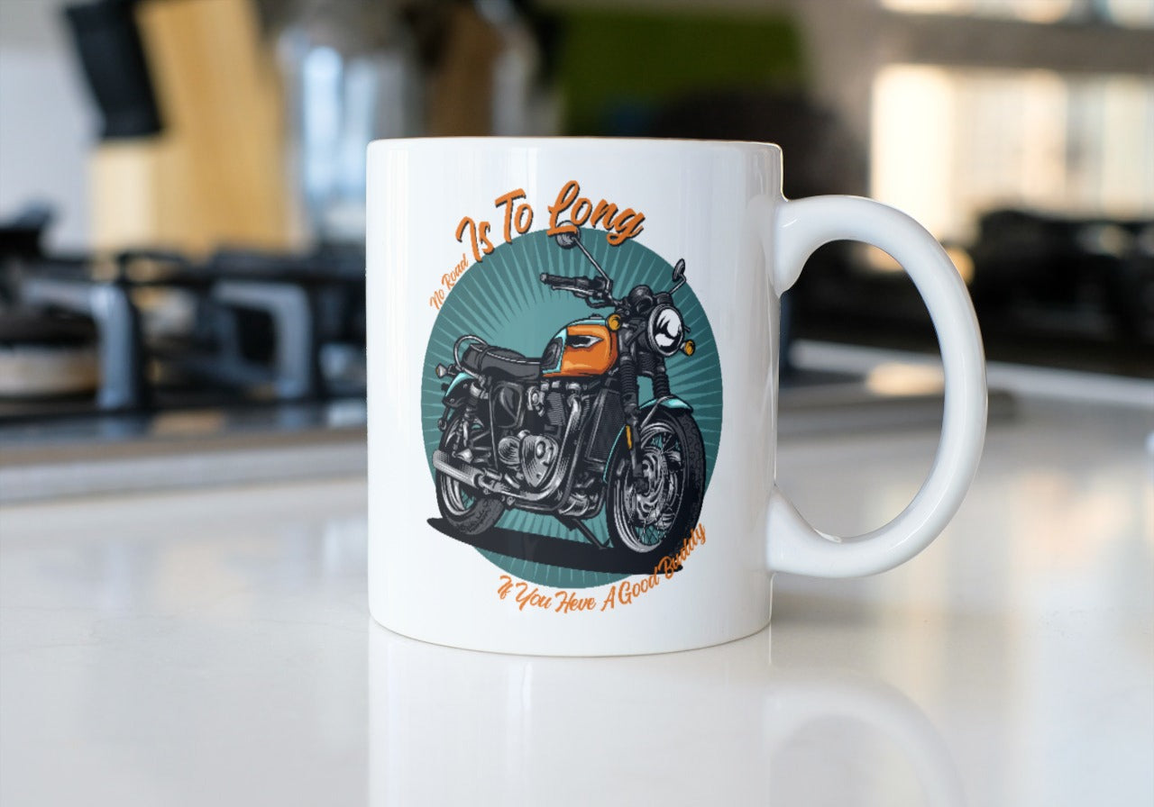 Biker-no road is too long if you have a good buddy