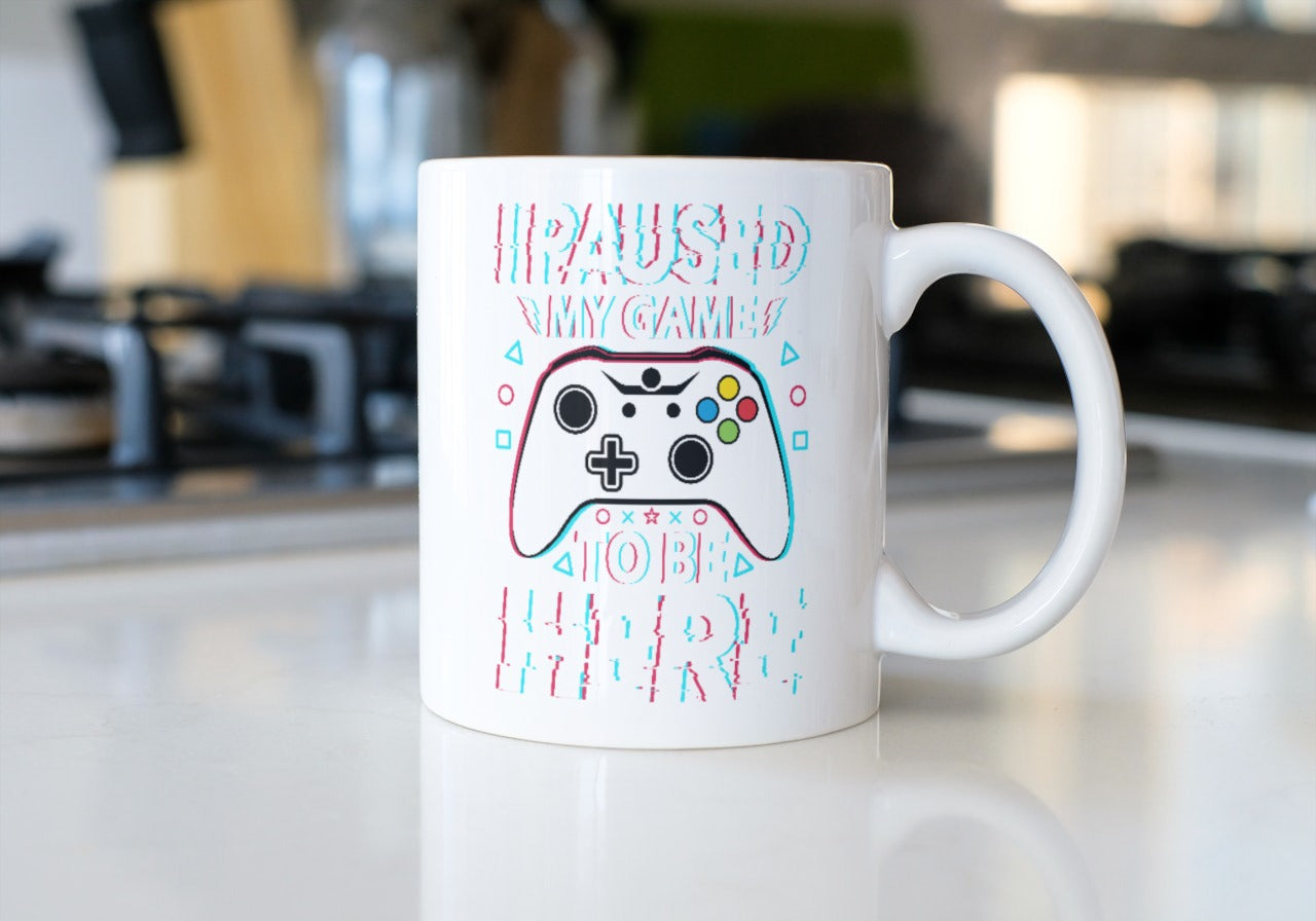 Gamer-Paused my game to be here