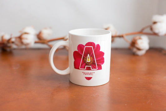 Name on red flower