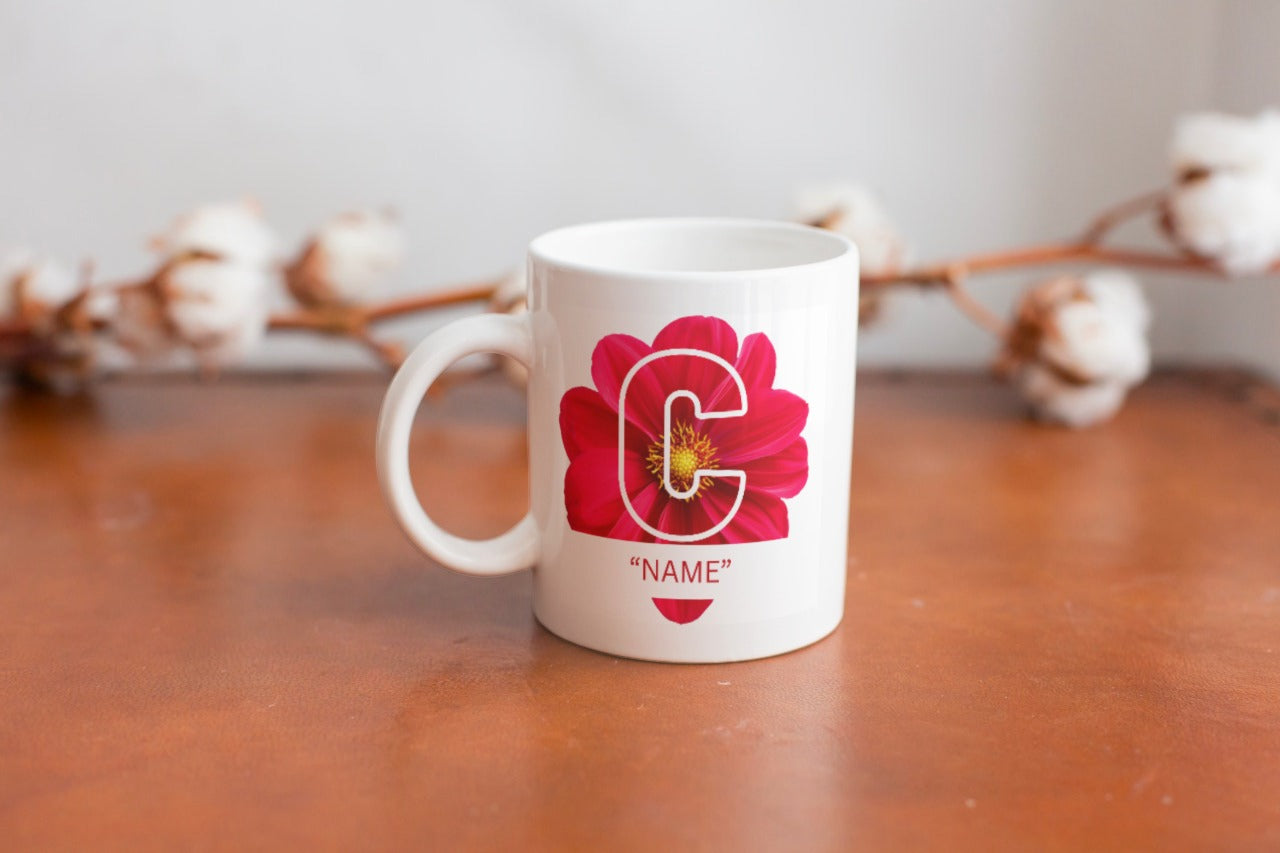 Name on red flower