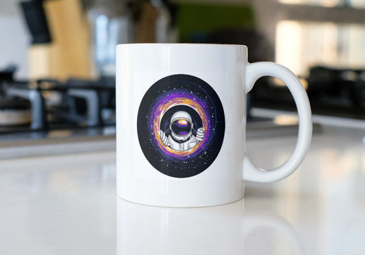 Astronaut in black hole
