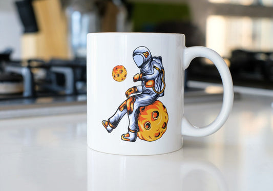 Astronaut on an astroid