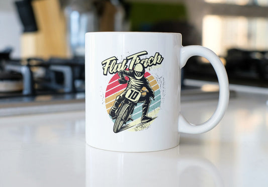Biker-Flat track