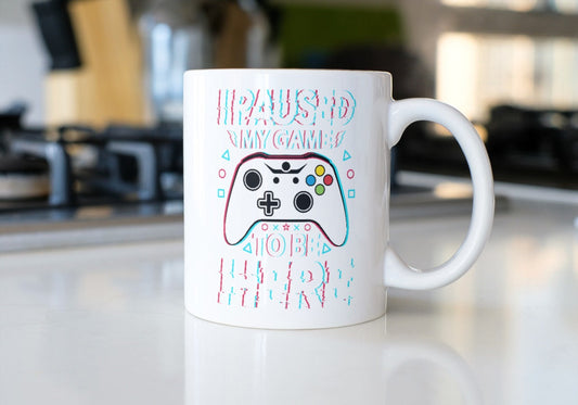 Gamer-Paused my game to be here