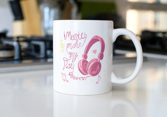 Musics make my day coffee mug