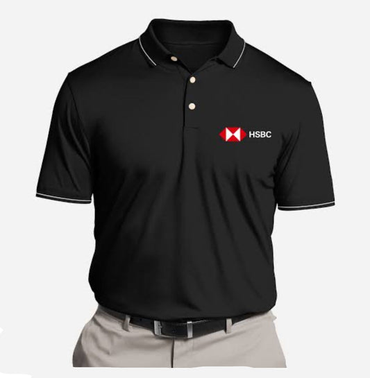 Half Sleeved Collared T-shirt ( Embroidered)